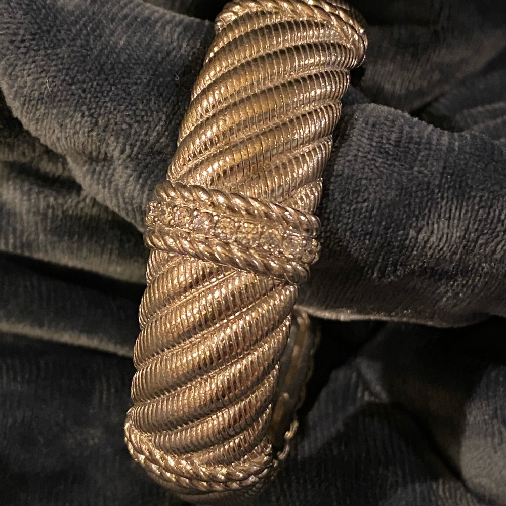Judith Ripka diamonique cuff - Picture 2 of 6